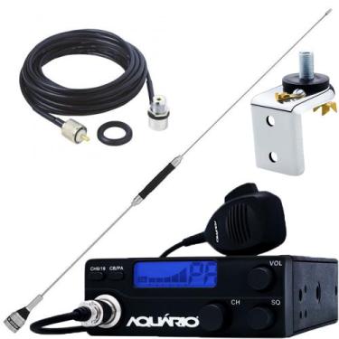Imagem de Rádio Móvel Px 40 Canais RP-40 Antena Bobinada 67cm B-2050 Cabo 5,5 me
