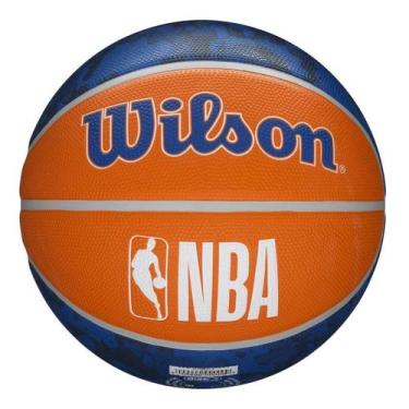 Imagem de Bola De Basquete NBA Team Tiedye New York Knicks Wilson, Azul