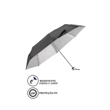 Imagem de Guarda Chuva Proteção Solar FACINATO T3102B PRETO