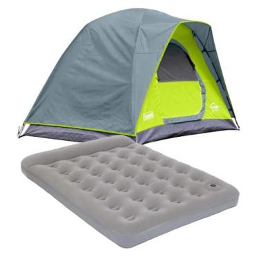 Imagem de Kit Barraca Amazonia 2 Pessoas + Colchão Casal Coleman, Único