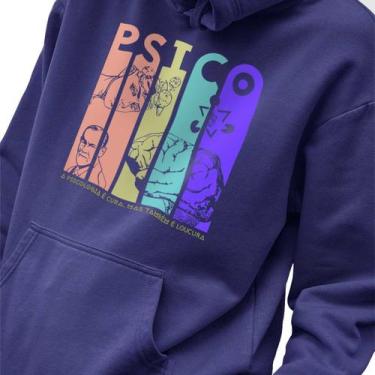 Imagem de Blusa Moletom Masculino Estampado A Psicologia é Cura em Algodão Fio 3