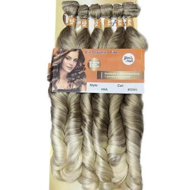 Imagem de Cabelo Ondulado Ana Style Fibra Premiun 70cm - D&D Commerce, 27/613