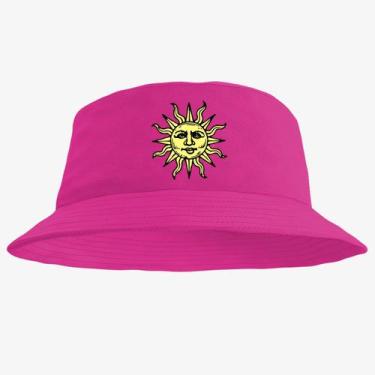 Imagem de Chapéu Bucket Hat Estampado Sol - MP Moda Masculina, Único, Pink