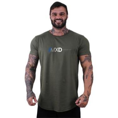 Imagem de Camiseta Longline MXD Conceito Estampada Musculação Fitness-Masculino