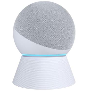 Imagem de Suporte Base Elevação de Mesa Com Organizador de Cabos Compatível Com Alexa Dot 4 e 5