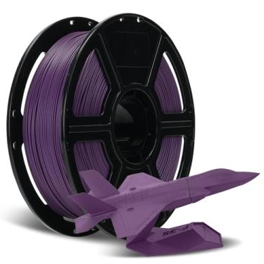 Imagem de FLASHFORGE Filamento PLA de fibra de carbono 1,75 mm roxo íris, filamento de impressora 3D reforçado 1 kg, filamento PLA-CF leve e de alta resistência, forte e fácil de imprimir