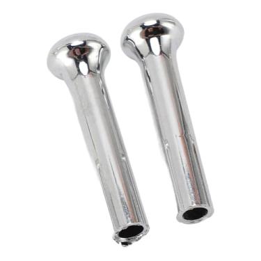 Imagem de Botões de Fechadura Porta do Carro Cromados, Pinos de Tração Duráveis para o Interior do Veículo