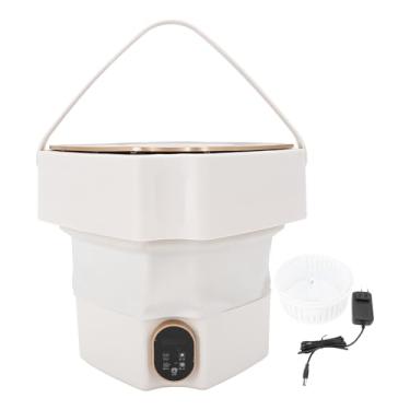 Imagem de Lavadora Dobrável Portátil TOPINCN, Máquina de Lavar de Grande Capacidade 18L Totalmente Automática de Pequeno Colapso, Limpeza Profunda para Meias, Lavadora Compacta Dobrável