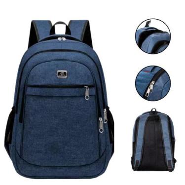 Imagem de Mochila Mala Reforçada Notebook Impermeável Escolar Trabalho Resistent