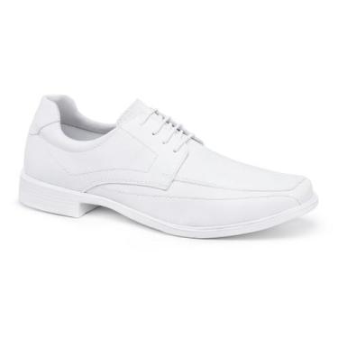 Imagem de Sapato Social Masculino Branco Ultra Confort Atacador - Rizzi Shoes, 3