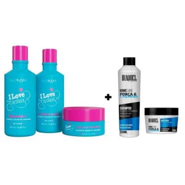 Imagem de KIT GRANKÉRA I LOVE CACHOS (SHAMPOO e CONDICIONADOR 500ML + MÁSCARA)KI