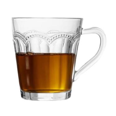 Imagem de Xícara de Chá Café Belle Epoque Vidro Resistente Transparente 180ml Ly