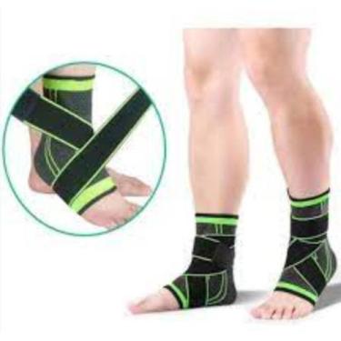 Imagem de Joelheiras E Tornozeleira De Compressão Tensor Alívio De Dor No Joelho