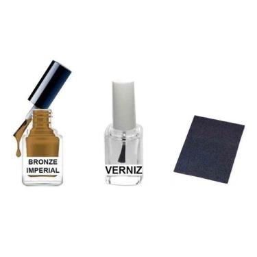 Imagem de Tinta Retoque Tira Risco Carro Kia - Bronze Imperial  - Jhow Adesivos