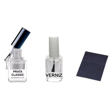 Imagem de Tinta Retoque Tira Risco Carro Nissan Cinza - Classic - Jhow Adesivos