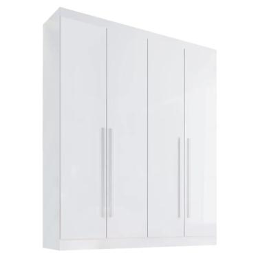 Imagem de Guarda Roupa 4 Portas 3 Gavetas Da Vinci D'doro Branco