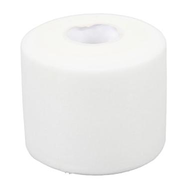 Imagem de Badminton Racket Cushion Wrap PoliureThane Shock Absortion Fita de aderência Ajustável Proteção à mão confortável para tênis Badminton Players (Branco)