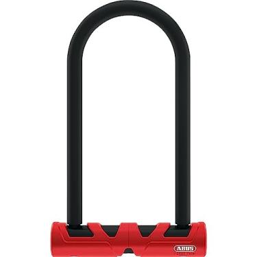 Imagem de ABUS Ultimate 420 Bicycle U Lock c/ cabo de cobra - 14 mm x 9 pol., Black / Red, 14mm Diameter / 9" Shackle