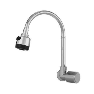 Imagem de Torneira Parede Gourmet C40 Cromada 1/4 Volta - Real Metais Luxo 1168