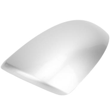 Imagem de Acouto Direito Passageiro Lateral Espelho Tampa ABS Material à Prova de Choque Porta Asa Espelho Retrovisor Caps Com Acabamento Prata Elegante para Maior Proteção do Veículo