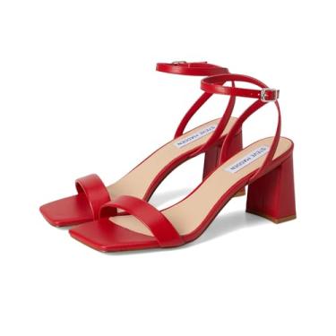 Imagem de Steve Madden Sapato feminino luxuoso, Couro vermelho, 39
