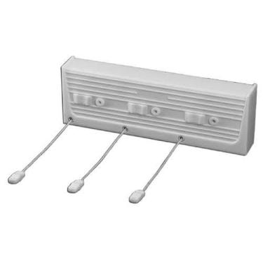 Imagem de Varal Recolhe Automático 6kg 3 Cordas Com 5 Metros Retrátil