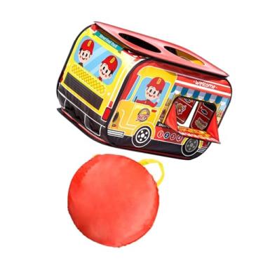 Imagem de YIJU Crianças brincam tenda playhouse brinquedo fingir comida caminhão jogar tenda para playground acampamento jardim meninos meninas idades 3-5