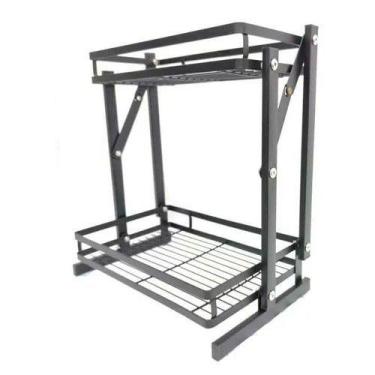 Imagem de Prateleira Organizadora Porta Temperos Aço Cozinha Dobrável - MINYMIX