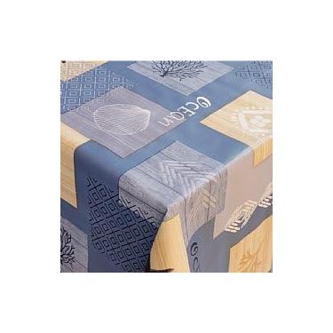 Imagem de Toalha de Mesa de Plástico Térmico Para 4 6 8 e 10 cadeiras(OCEANO VENEZA,MESA DE 4 CADEIRAS)