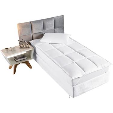 Imagem de Pillow Top Para Colchão de Solteiro Espessura Alta Hotel - EMPÓRIO DO 
