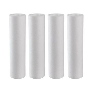 Imagem de Kit 4 Refil Cartucho Polipropileno Liso 10x2.1/2 0,5 Micras - BR Fish 