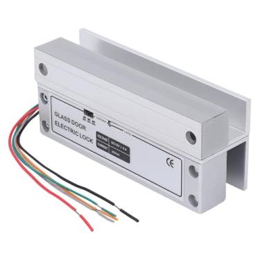 Imagem de aqxreight CC 12V Sem Moldura Porta de Vidro Trava Elétrica Com Recurso à Prova de Falhas-controle de Acesso Compatível Com a Instalação Lateral Direita
