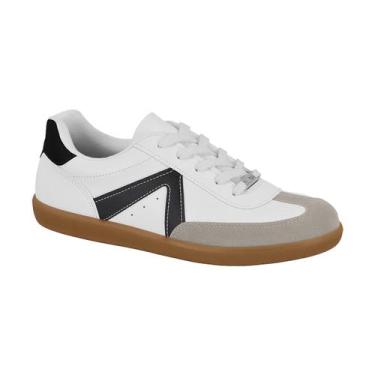 Imagem de Tênis Casual Vizzano com Solado Antiderrapante Macio, Branco, Bege, 36