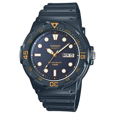 Imagem de Casio Relógio masculino MRW200H-1EV de quartzo de resina preta com mostrador preto, Preto, OneSize, Relógio de quartzo