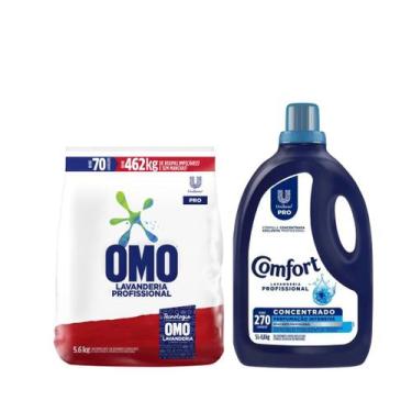 Imagem de Kit Omo 5,6kg e Comfort 5L - Unilever