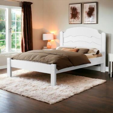 Imagem de Cama íris Casal Branco Cambel