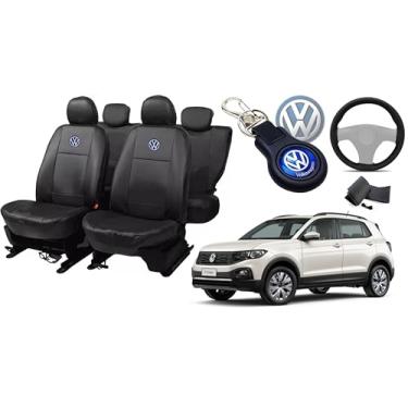 Imagem de Capa de couro para o banco t cross 2019-2023 proteção impermeável