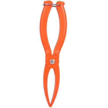 Imagem de Alicate de pesca laranja pequeno com clipe de peixe para equipamento de pesca
