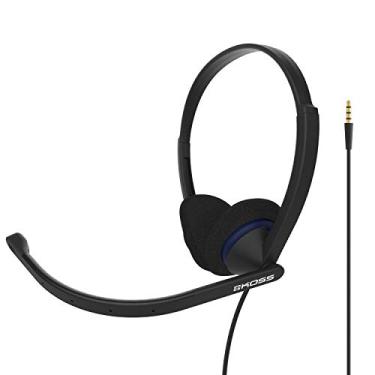 Imagem de Koss Fone de ouvido de comunicação supra-auricular CS200i, microfone boom, com fio com plugue de 3,5 mm, preto