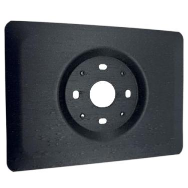 Imagem de Placa de parede retangular preta carvão para termostato Google Nest 1ª/2ª/3ª geração placa traseira (não compatível com o modelo 2020)