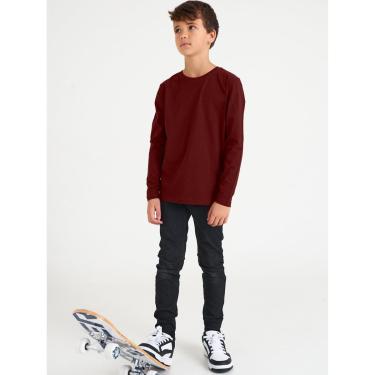 Imagem de Camiseta Básica Manga Longa Infantil Unissex-Unissex