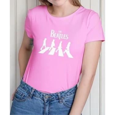 Imagem de Camisa Camiseta Feminina Masculina Adulto Algodão Banda de Rock The Be