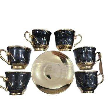 Imagem de Xícara De Café Kit Com De Cerâmica Em Porcelana(Preto xu Top)