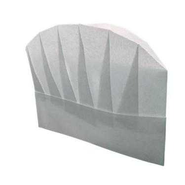 Imagem de Chapéu Chef Tok Tnt Plissado Kit 10 Peças Cozinheiro - Isamar