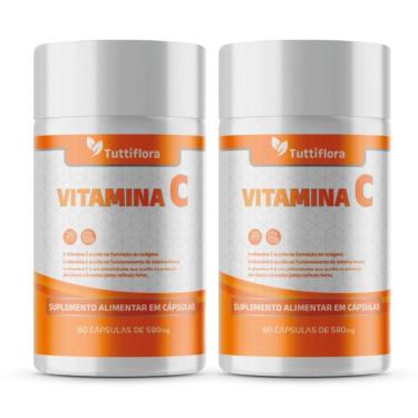 Imagem de Kit 2x Vitamina C 580mg 60 Cápsulas TuttiFlora-Unissex