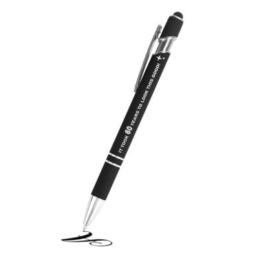 Imagem de Kiopdse Presentes de aniversário de 60 anos para homens - canetas esferográficas pretas tinta preta