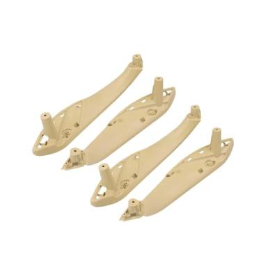 Imagem de Conjunto de 4 peças compatível com BMW Série 3 F30 F80 F31 F32 F33 F34 F35 F36 2013-2018 - Painel da maçaneta interna da porta com acabamento de capa - Acessórios automotivos(F34-Beige Interior)