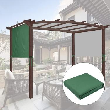 Imagem de Dossel de substituição de pérgola universal - cobertura de sombra de pérgola externa para pátio deck varanda quintal gazebo cobertura de sombra de substituição, verde, 3 × 2,4 m