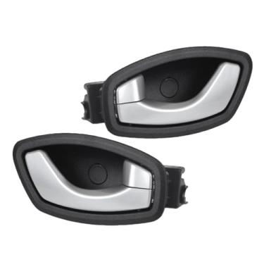 Imagem de Frente traseira esquerda direita maçaneta da porta Compatível com renault fluence 2011 2012 2013 substituição de abertura interna 806715396r 806713870r(2pcs)