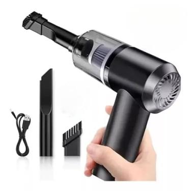 Imagem de Aspirador e Soprador De pó Portátil Automotivo e Casa Potente Recarregável 3 em 1